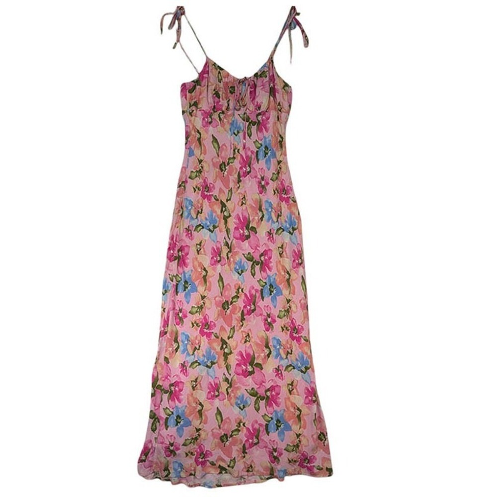 Le Lis Maxi Sundress Womens S Cottagecore Coquette Fairy‎ Y2K Milkmaid Peasant